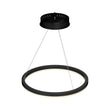 LED Ring Chandelier, 1-Ring, 38W, 3000K, 1512LM, Dimmable, Diameter 23.6''×71'' Load image into Gallery viewer, LED Ring Chandelier, 1-Ring, 38W, 3000K, 1512LM, Dimmable, Diameter 23.6''×71''