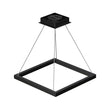 Modern 1-Square Chandelier Lighting, 40W, 3000K,1917LM, Dimmable, Dimension : 19.7'L'×19.7'W'×55''H Load image into Gallery viewer, Modern 1-Square Chandelier Lighting, 40W, 3000K,1917LM, Dimmable, Dimension : 19.7'L'×19.7'W'×55''H