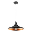 Matte Black Pendant Light Fixture, Trumpet-Shaped, E26 Base, Steel Body, UL Listed Load image into Gallery viewer, Matte Black Pendant Light Fixture, Trumpet-Shaped, E26 Base, Steel Body, UL Listed