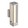 12W Modern LED Outdoor Wall Sconce Light, Silver Finish, Dimmable, ETL Listed - Wet Location Load image into Gallery viewer, 12W Modern LED Outdoor Wall Sconce Light, Silver Finish, Dimmable, ETL Listed - Wet Location