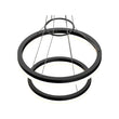 2-Ring, Modern LED Chandelier, 78W, 120V, 3000K, 3985LM, Dimmable Load image into Gallery viewer, 2-Ring, Modern LED Chandelier, 78W, 120V, 3000K, 3985LM, Dimmable