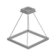 Modern 1-Square Chandelier Lighting, 40W, 3000K,1917LM, Dimmable, Dimension : 19.7'L'×19.7'W'×55''H Load image into Gallery viewer, Modern 1-Square Chandelier Lighting, 40W, 3000K,1917LM, Dimmable, Dimension : 19.7'L'×19.7'W'×55''H
