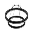 2-Ring, Modern LED Chandelier, 78W, 120V, 3000K, 3985LM, Dimmable Load image into Gallery viewer, 2-Ring, Modern LED Chandelier, 78W, 120V, 3000K, 3985LM, Dimmable