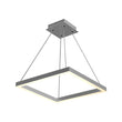 Modern 1-Square Chandelier Lighting, 40W, 3000K,1917LM, Dimmable, Dimension : 19.7'L'×19.7'W'×55''H Load image into Gallery viewer, Modern 1-Square Chandelier Lighting, 40W, 3000K,1917LM, Dimmable, Dimension : 19.7'L'×19.7'W'×55''H