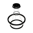 2-Ring, Modern LED Chandelier, 78W, 120V, 3000K, 3985LM, Dimmable Load image into Gallery viewer, 2-Ring, Modern LED Chandelier, 78W, 120V, 3000K, 3985LM, Dimmable