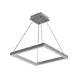 Modern 1-Square Chandelier Lighting, 40W, 3000K,1917LM, Dimmable, Dimension : 19.7'L'×19.7'W'×55''H Load image into Gallery viewer, Modern 1-Square Chandelier Lighting, 40W, 3000K,1917LM, Dimmable, Dimension : 19.7'L'×19.7'W'×55''H