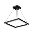 Modern 1-Square Chandelier Lighting, 40W, 3000K,1917LM, Dimmable, Dimension : 19.7'L'×19.7'W'×55''H Load image into Gallery viewer, Modern 1-Square Chandelier Lighting, 40W, 3000K,1917LM, Dimmable, Dimension : 19.7'L'×19.7'W'×55''H