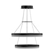 2-Ring, Modern LED Chandelier, 78W, 120V, 3000K, 3985LM, Dimmable Load image into Gallery viewer, 2-Ring, Modern LED Chandelier, 78W, 120V, 3000K, 3985LM, Dimmable