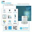 10.25" Dimmable Half Cylinder LED Wall Sconce BN Color, 17W, 1100 Lumens, AC120V, For Living Room, Bedroom, Hallway, Kitchen Load image into Gallery viewer, 10.25" Dimmable Half Cylinder LED Wall Sconce BN Color, 17W, 1100 Lumens, AC120V, For Living Room, Bedroom, Hallway, Kitchen