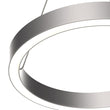 Modern Round Chandeliers with unique design Shade, 49W, 3000K, 2450LM, Dimmable, Pendant Mounting, CRI: 80+, Aluminum Body Finish Load image into Gallery viewer, Modern Round Chandeliers with unique design Shade, 49W, 3000K, 2450LM, Dimmable, Pendant Mounting, CRI: 80+, Aluminum Body Finish