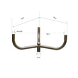 Bullhorn 3 Arms 120 Degree Load image into Gallery viewer, Bullhorn 3 Arms 120 Degree