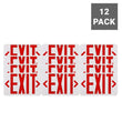 LED Exit Sign with Battery Backup, Double Face, 4W, AC120-277V, Side Mount/Ceiling Mount, Red Letter Emergency Exit Lights Load image into Gallery viewer, LED Exit Sign with Battery Backup, Double Face, 4W, AC120-277V, Side Mount/Ceiling Mount, Red Letter Emergency Exit Lights