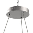 Modern Round Chandeliers with unique design Shade, 49W, 3000K, 2450LM, Dimmable, Pendant Mounting, CRI: 80+, Aluminum Body Finish Load image into Gallery viewer, Modern Round Chandeliers with unique design Shade, 49W, 3000K, 2450LM, Dimmable, Pendant Mounting, CRI: 80+, Aluminum Body Finish