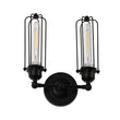 Birdcage Shape Bathroom Light Fixtures, Matte Black Finish, 1-Light/2-Light, E26 Base, UL Listed, For Dry Locations, Wall Mount, Bathroom Vanity Lighting Load image into Gallery viewer, Birdcage Shape Bathroom Light Fixtures, Matte Black Finish, 1-Light/2-Light, E26 Base, UL Listed, For Dry Locations, Wall Mount, Bathroom Vanity Lighting