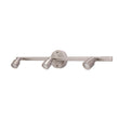 LED Track Lighting, Brushed Nickel Finish, Dimmable, 3000K, Flush Mount Spotlight Ceiling, Directional Ceiling Light for Dining Room, Bedroom, Office Load image into Gallery viewer, LED Track Lighting, Brushed Nickel Finish, Dimmable, 3000K, Flush Mount Spotlight Ceiling, Directional Ceiling Light for Dining Room, Bedroom, Office