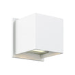 9W Square Shape LED Wall Sconce, 3000K Warm White, 500LM, Clear Glass, Wall Mount, 120V Triac Dimmable ETL Damp Location Load image into Gallery viewer, 9W Square Shape LED Wall Sconce, 3000K Warm White, 500LM, Clear Glass, Wall Mount, 120V Triac Dimmable ETL Damp Location