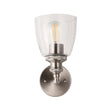 Bell Shape Wall Sconce Lighting Fixture, Brushed Nickel Finish, E26 Base, UL Listed for Dry Location, 3 Years Warranty Load image into Gallery viewer, Bell Shape Wall Sconce Lighting Fixture, Brushed Nickel Finish, E26 Base, UL Listed for Dry Location, 3 Years Warranty