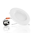 5 in. and 6 in. Recessed LED Downlight, 15W, 1100LM, Baffle-trim, Dimmable, Energy Star & ETL, Easy Retrofit Installation, LED Can Lights Load image into Gallery viewer, 5 in. and 6 in. Recessed LED Downlight, 15W, 1100LM, Baffle-trim, Dimmable, Energy Star & ETL, Easy Retrofit Installation, LED Can Lights