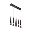 Chandeliers 5-lights, Dining Room Lighting Fixtures, 25W, 3000K, 1250LM, Hanging Light with Wires For Kitchen Island Dining Room Living Room Cafe Pub Load image into Gallery viewer, Chandeliers 5-lights, Dining Room Lighting Fixtures, 25W, 3000K, 1250LM, Hanging Light with Wires For Kitchen Island Dining Room Living Room Cafe Pub