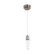 8W Dimmable LED Pendant Ceiling Light, 3000K (Warm White), Seedy Glass Shade, Dimmable, 400 Lumens, ETL Listed Load image into Gallery viewer, 8W Dimmable LED Pendant Ceiling Light, 3000K (Warm White), Seedy Glass Shade, Dimmable, 400 Lumens, ETL Listed