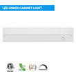Under Cabinet LED Lighting, Dimmable, CRI90, White Finished, Direct Plug-in, Linkable, Color Changeable (3000K/4000K/5000K) Under Counter Lights for Kitchen, Desk, Workspace Load image into Gallery viewer, Under Cabinet LED Lighting, Dimmable, CRI90, White Finished, Direct Plug-in, Linkable, Color Changeable (3000K/4000K/5000K) Under Counter Lights for Kitchen, Desk, Workspace