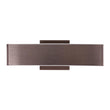 2-Lights, Indoor Rectangular Wall Sconce with Brushed brown Body Finish, 3000K, Dimmable Load image into Gallery viewer, 2-Lights, Indoor Rectangular Wall Sconce with Brushed brown Body Finish, 3000K, Dimmable
