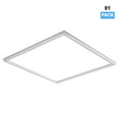 2x2 FT LED T-Bar Panel Light, 20W/30W/40W Wattage adjustable, 3000K/4000K/5000K CCT Changeable, 4800LM, >80 CRI, Dimmable, ETL, DLC Listed, For Offices, Schools, Hospitality, Retail Load image into Gallery viewer, 2x2 FT LED T-Bar Panel Light, 20W/30W/40W Wattage adjustable, 3000K/4000K/5000K CCT Changeable, 4800LM, >80 CRI, Dimmable, ETL, DLC Listed, For Offices, Schools, Hospitality, Retail