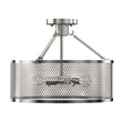 Semi Flush Mount Ceiling Lights, Drum Shape, Steel Cage Matte Black Finish, E26 Base, UL Listed, 3 Years Warranty Load image into Gallery viewer, Semi Flush Mount Ceiling Lights, Drum Shape, Steel Cage Matte Black Finish, E26 Base, UL Listed, 3 Years Warranty