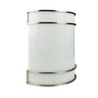 10.25" Dimmable Half Cylinder LED Wall Sconce BN Color, 17W, 1100 Lumens, AC120V, For Living Room, Bedroom, Hallway, Kitchen Load image into Gallery viewer, 10.25" Dimmable Half Cylinder LED Wall Sconce BN Color, 17W, 1100 Lumens, AC120V, For Living Room, Bedroom, Hallway, Kitchen
