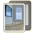 LED Lighted Bathroom Vanity Mirror With Shelf, Wall-Mounted, Touch Switch,  Anti-Fog Adjustable Color Temperature & Remembrance, CRI 90+, Lighted Makeup Mirrors, Raven Style Load image into Gallery viewer, LED Lighted Bathroom Vanity Mirror With Shelf, Wall-Mounted, Touch Switch,  Anti-Fog Adjustable Color Temperature & Remembrance, CRI 90+, Lighted Makeup Mirrors, Raven Style