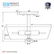Semi Flush Mount Ceiling Lights, 2-Lights E26 Base, Round, UL Listed for Damp Location, 3 Years Warranty Load image into Gallery viewer, Semi Flush Mount Ceiling Lights, 2-Lights E26 Base, Round, UL Listed for Damp Location, 3 Years Warranty