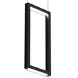 Dimmable LED Rectangle Pendant Chandelier Ceiling Light Fixture, 18W, 3000K, 900LM, For Living Room Dining Room Office Room Load image into Gallery viewer, Dimmable LED Rectangle Pendant Chandelier Ceiling Light Fixture, 18W, 3000K, 900LM, For Living Room Dining Room Office Room