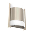 2-Light Brushed Nickel Wall Sconce, White Glass shade, Dimension: W10"xH11.75"xE4" Load image into Gallery viewer, 2-Light Brushed Nickel Wall Sconce, White Glass shade, Dimension: W10"xH11.75"xE4"