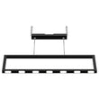 Rectangular Chandelier LED For Office Kitchen Dining Room, 33W, 3000K, 1650LM, LED Pendant Lighting with Matte Black Body Finish, Dimmable, 1-Light Load image into Gallery viewer, Rectangular Chandelier LED For Office Kitchen Dining Room, 33W, 3000K, 1650LM, LED Pendant Lighting with Matte Black Body Finish, Dimmable, 1-Light