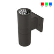 LED Up & Down Lights Outdoor Wall Light, Cylinder Outdoor Sconces, 2x36W, AC100- 277V, Double Side Light (Avail Color - Red, Green, Blue) Load image into Gallery viewer, LED Up & Down Lights Outdoor Wall Light, Cylinder Outdoor Sconces, 2x36W, AC100- 277V, Double Side Light (Avail Color - Red, Green, Blue)