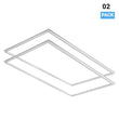 2x4 FT LED T-Bar Panel Light, 40W/50W/60W Wattage Adjustable, 3000K/4000K/5000K CCT Changeable, Dimmable, 6600LM, ETL & DLC Listed, Perfect For Offices, Schools, Hospitals Load image into Gallery viewer, 2x4 FT LED T-Bar Panel Light, 40W/50W/60W Wattage Adjustable, 3000K/4000K/5000K CCT Changeable, Dimmable, 6600LM, ETL & DLC Listed, Perfect For Offices, Schools, Hospitals