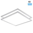 2x2 FT LED T-Bar Panel Light, 20W/30W/40W Wattage adjustable, 3000K/4000K/5000K CCT Changeable, 4800LM, >80 CRI, Dimmable, ETL, DLC Listed, For Offices, Schools, Hospitality, Retail Load image into Gallery viewer, 2x2 FT LED T-Bar Panel Light, 20W/30W/40W Wattage adjustable, 3000K/4000K/5000K CCT Changeable, 4800LM, >80 CRI, Dimmable, ETL, DLC Listed, For Offices, Schools, Hospitality, Retail