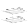 2x2 LED Troffer Light Fixtures, 30W - 5000K, Commercial Grade Recessed Troffer - Dimmable 2-Pack Load image into Gallery viewer, 2x2 LED Troffer Light Fixtures, 30W - 5000K, Commercial Grade Recessed Troffer - Dimmable 2-Pack