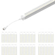 T8 4ft LED Freezer/Cooler Tube Light V Shape 22W 5000k Clear - Walk-in Cooler Light Load image into Gallery viewer, T8 4ft LED Freezer/Cooler Tube Light V Shape 22W 5000k Clear - Walk-in Cooler Light