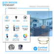 2-Ring, Modern LED Chandelier, 78W, 120V, 3000K, 3985LM, Dimmable Load image into Gallery viewer, 2-Ring, Modern LED Chandelier, 78W, 120V, 3000K, 3985LM, Dimmable