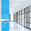 2x4 FT LED T-Bar Panel Light, 40W/50W/60W Wattage Adjustable, 3000K/4000K/5000K CCT Changeable, Dimmable, 6600LM, ETL & DLC Listed, Perfect For Offices, Schools, Hospitals Load image into Gallery viewer, 2x4 FT LED T-Bar Panel Light, 40W/50W/60W Wattage Adjustable, 3000K/4000K/5000K CCT Changeable, Dimmable, 6600LM, ETL & DLC Listed, Perfect For Offices, Schools, Hospitals