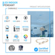 2-Ring, Circular LED Chandelier, 60W, 3000K, 2800LM, Dimmable, 5 Years Warranty Load image into Gallery viewer, 2-Ring, Circular LED Chandelier, 60W, 3000K, 2800LM, Dimmable, 5 Years Warranty