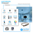 2-Ring, Circular LED Chandelier, 60W, 3000K, 2800LM, Dimmable, 5 Years Warranty Load image into Gallery viewer, 2-Ring, Circular LED Chandelier, 60W, 3000K, 2800LM, Dimmable, 5 Years Warranty