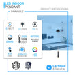 Living Room Pendant For Low Ceiling, 7W, 3000K (Warm White), 348LM, Dimmable, Pendant Mounting Load image into Gallery viewer, Living Room Pendant For Low Ceiling, 7W, 3000K (Warm White), 348LM, Dimmable, Pendant Mounting