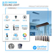16-Light Chandelier, Industrial Hanging/ Suspension Light Fixture, 112W, 3000K(warm white), 5600LM, Island Pendant Light, Dimmable Load image into Gallery viewer, 16-Light Chandelier, Industrial Hanging/ Suspension Light Fixture, 112W, 3000K(warm white), 5600LM, Island Pendant Light, Dimmable