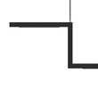 1-Lights, Modern Linear Chandelier Light, 16W, 3000K, 800LM, Suspension Fixture, Matte black Body Finish, Dimmable, 31.5''×1.3''×71'' (Dimension) Load image into Gallery viewer, 1-Lights, Modern Linear Chandelier Light, 16W, 3000K, 800LM, Suspension Fixture, Matte black Body Finish, Dimmable, 31.5''×1.3''×71'' (Dimension)