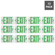 Green LED Exit Sign, Double Sided, 4W, UL,CUL, AC 120V-277V, 90-min Backup Battery, Exit Light for Business, Residential Load image into Gallery viewer, Green LED Exit Sign, Double Sided, 4W, UL,CUL, AC 120V-277V, 90-min Backup Battery, Exit Light for Business, Residential