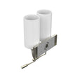 Double Head Acrylic Wall Sconce, Brushed Nickel Finish, With LED 2*1W, 1 USB, 2 Switches & 2 outlet, Bedside Wall Lights with Reading Lamp, for Bedroom Living Room Hotels Load image into Gallery viewer, Double Head Acrylic Wall Sconce, Brushed Nickel Finish, With LED 2*1W, 1 USB, 2 Switches & 2 outlet, Bedside Wall Lights with Reading Lamp, for Bedroom Living Room Hotels