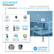 Modern Cone Pendant Lighting, 7W, 3000K, 340LM, Sand white Body Finish, Dimmable, 1-Light Load image into Gallery viewer, Modern Cone Pendant Lighting, 7W, 3000K, 340LM, Sand white Body Finish, Dimmable, 1-Light