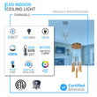 6-Light Chandelier, Brushed Gold Finish, 42W, 3000K, 2100LM, Dimmable, Chandelier Dining Light Living Room Lighting Kitchen Island Load image into Gallery viewer, 6-Light Chandelier, Brushed Gold Finish, 42W, 3000K, 2100LM, Dimmable, Chandelier Dining Light Living Room Lighting Kitchen Island